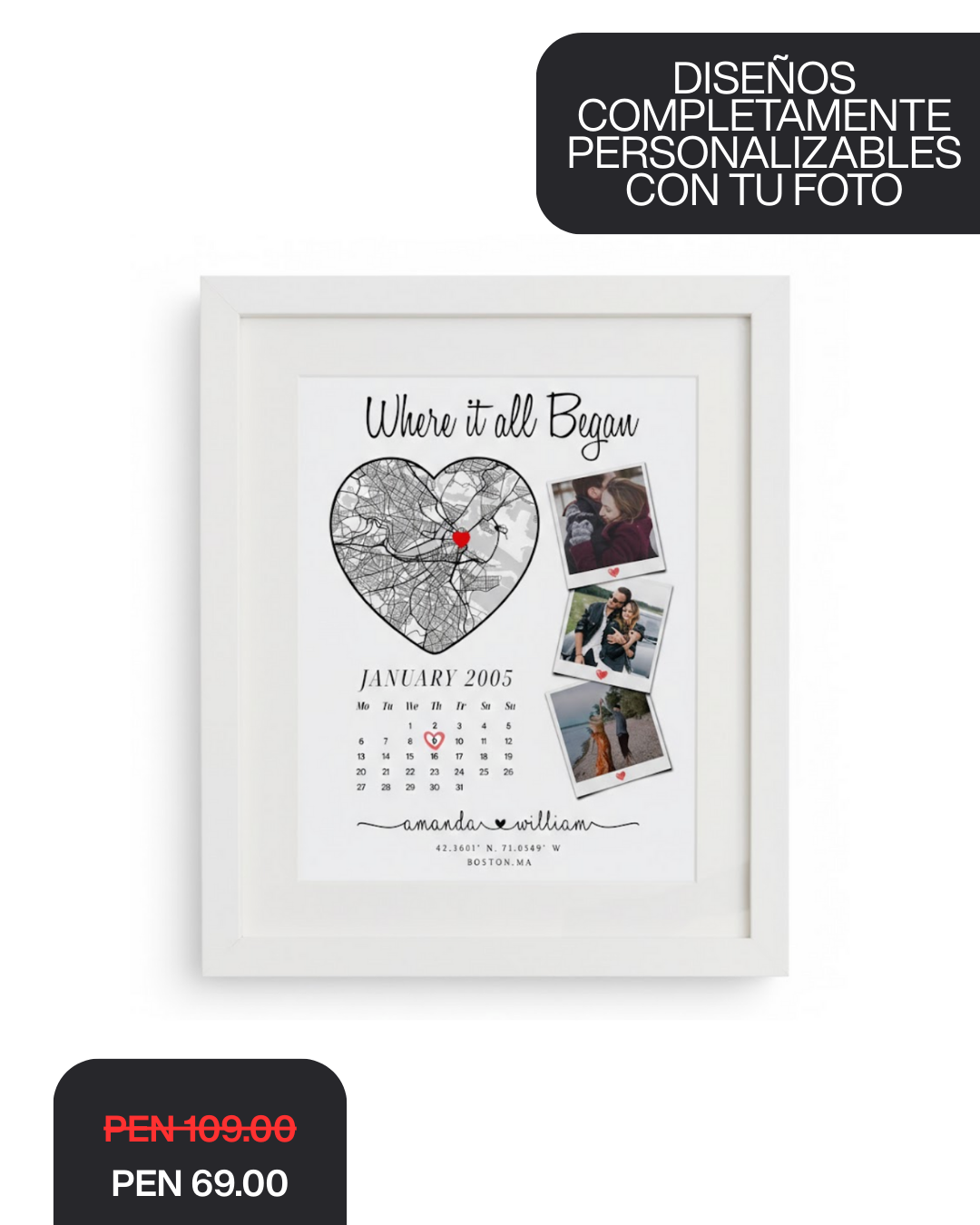 Cuadros Personalizados A5 (15x20 cm)