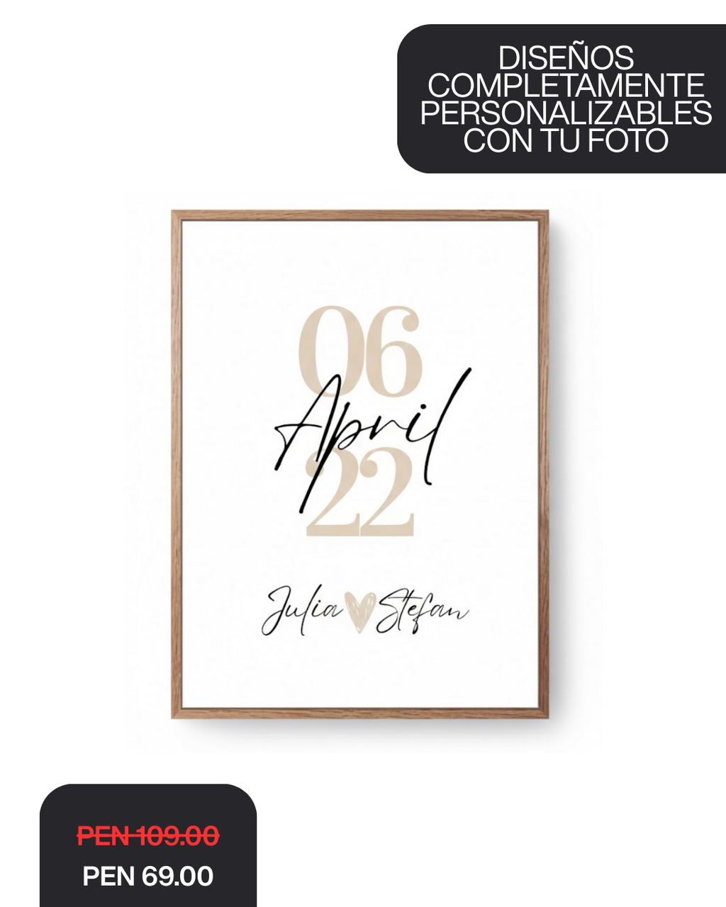 Cuadros Personalizados A5 (15x20 cm)